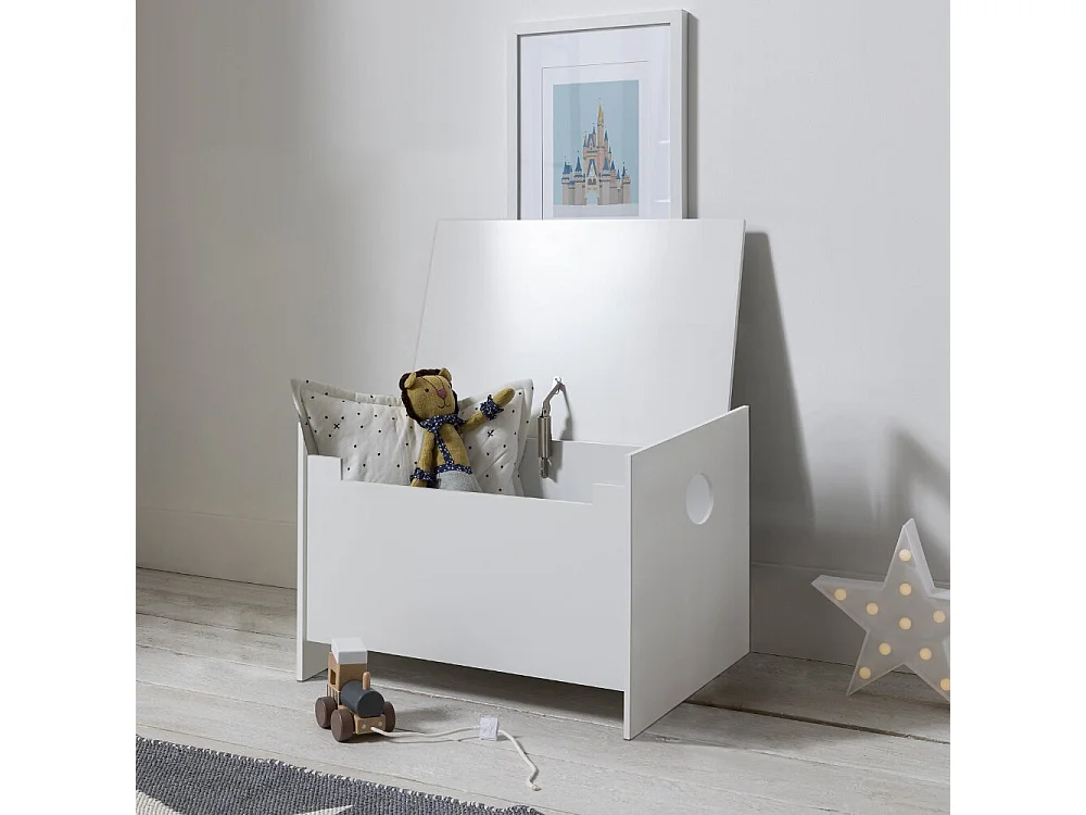 Noa & Nani Ida Toy Box Storage Organiser in White