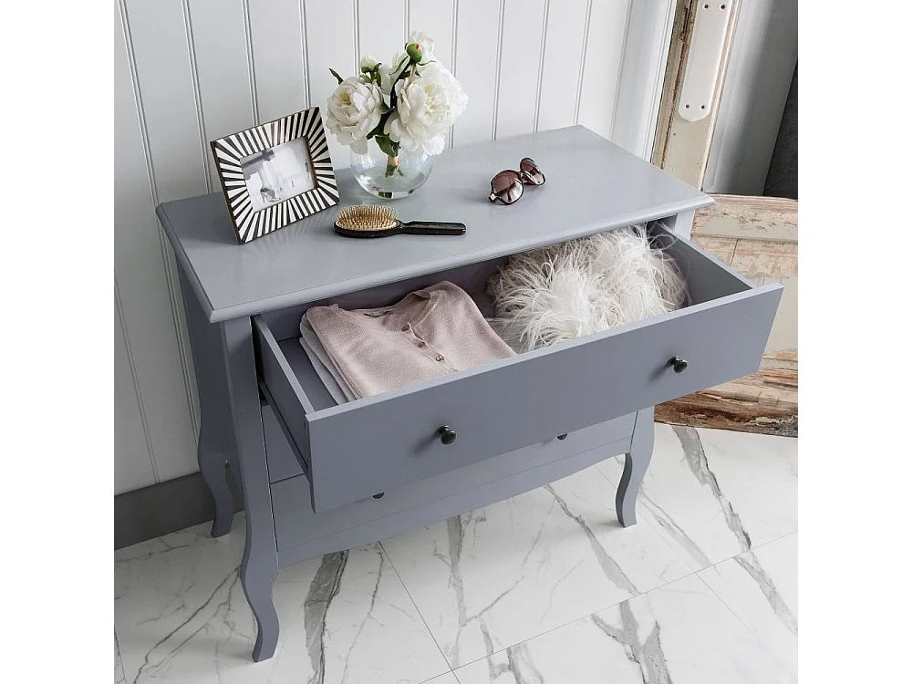 Noa & Nani Camille Chest of Drawers 3 Drawer in Silk Grey