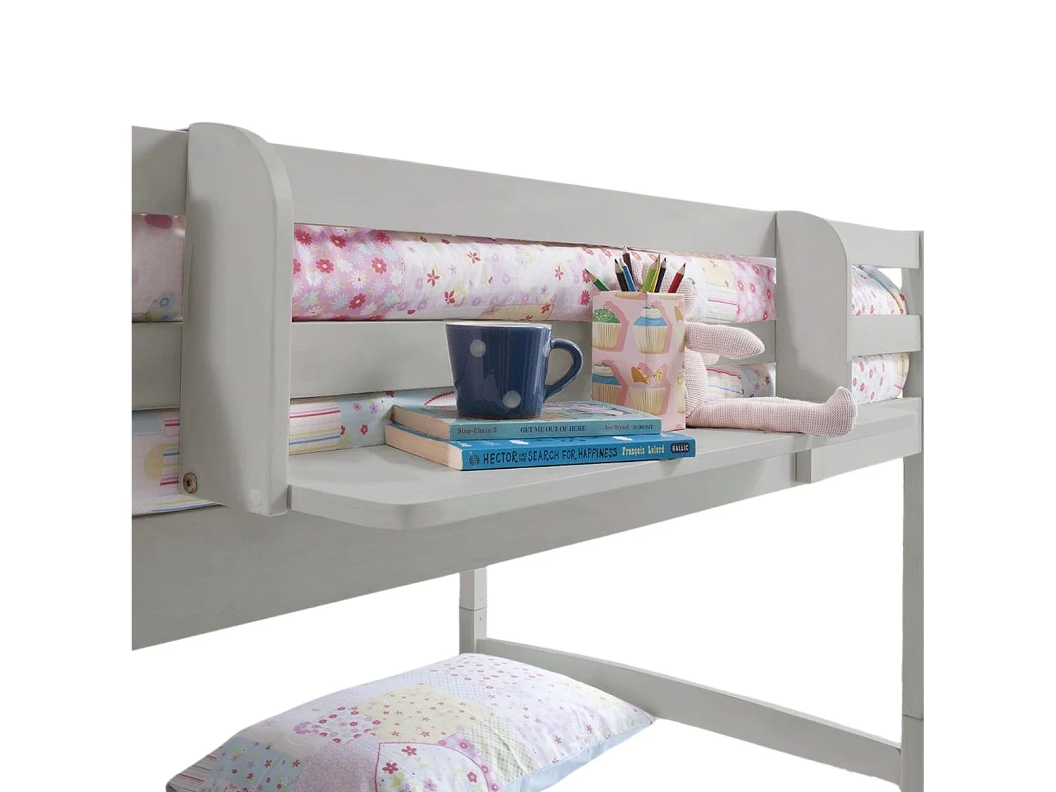 Noa & Nani Single Shelf for Cabin or Bunk Beds in Grey