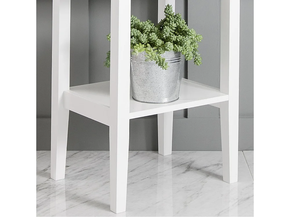 Noa & Nani Trend Bedside Cabinet with Drawer in White