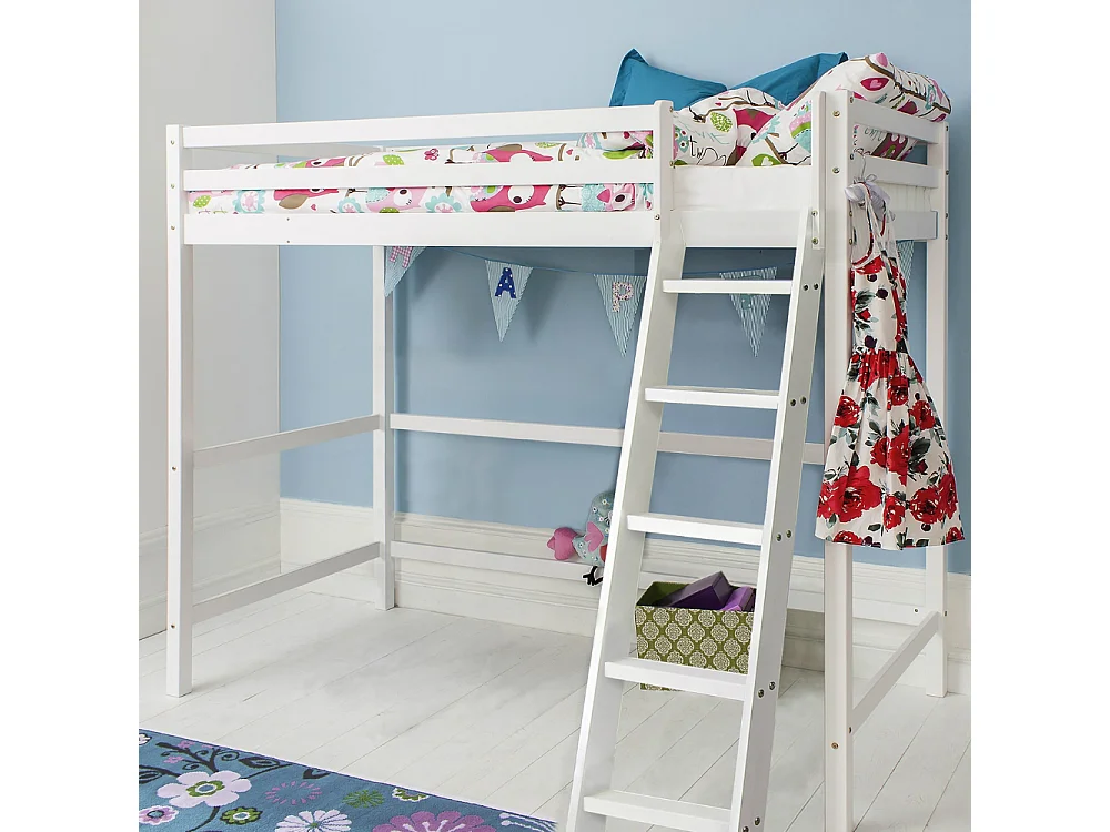 Noa & Nani Texas High Sleeper Cabin Bed in White