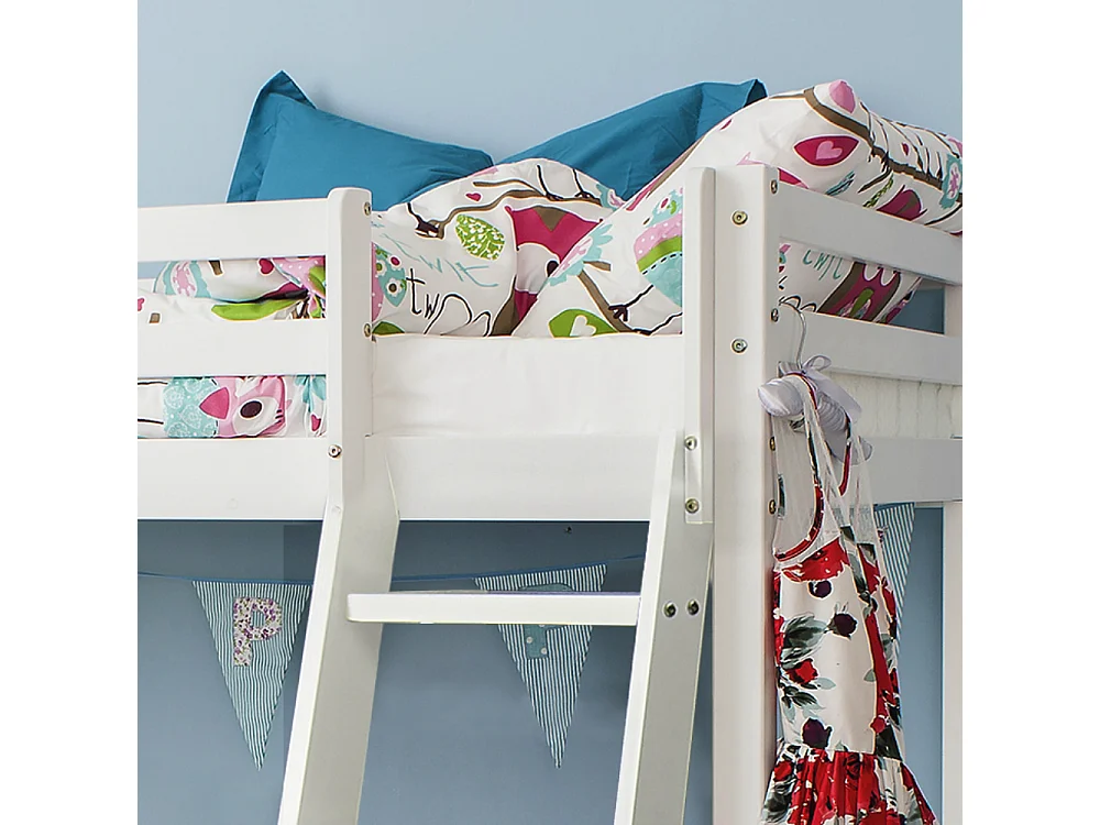 Noa & Nani Texas High Sleeper Cabin Bed in White