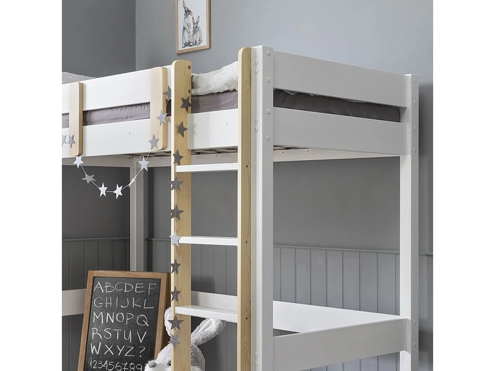 Noa & Nani Una Highsleeper Cabin Bed in White