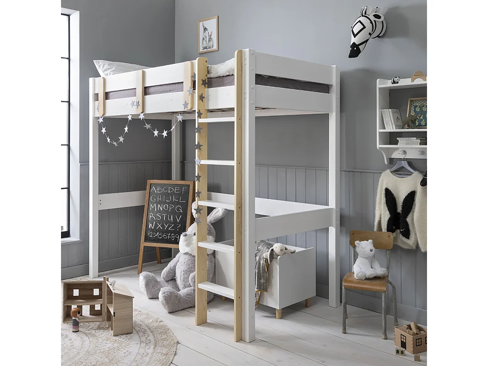 Noa & Nani Una Highsleeper Cabin Bed in White