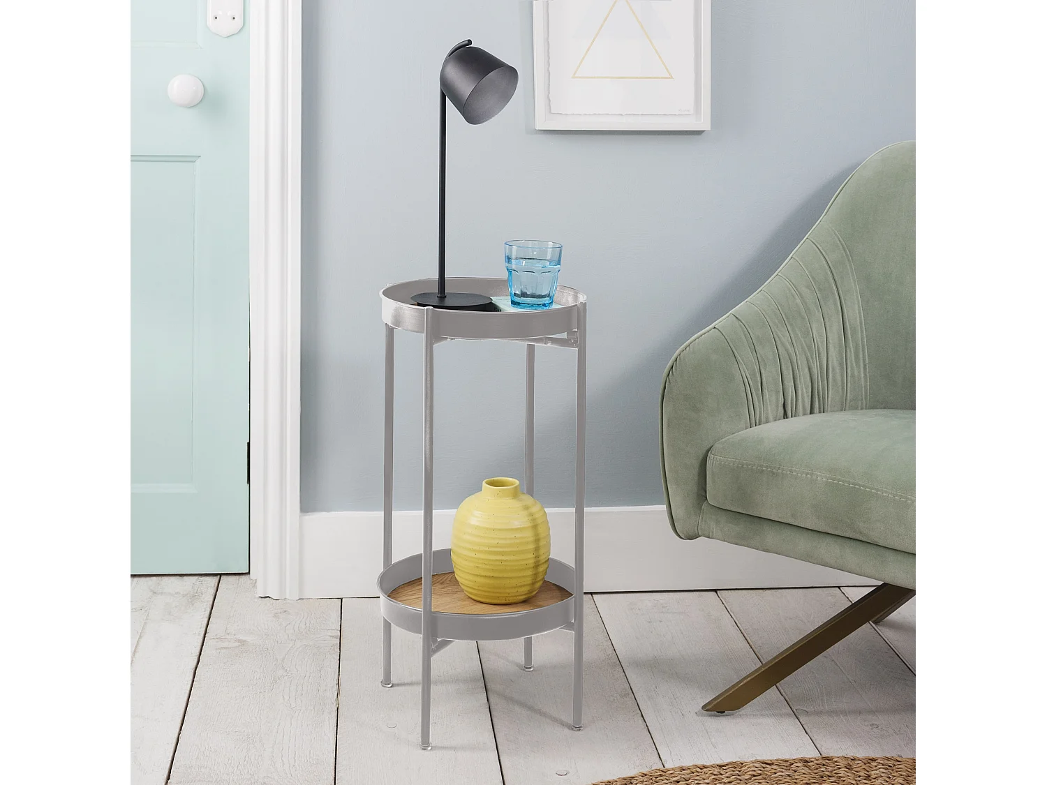 Noa & Nani Solna Small Side Table in Ultimate Grey