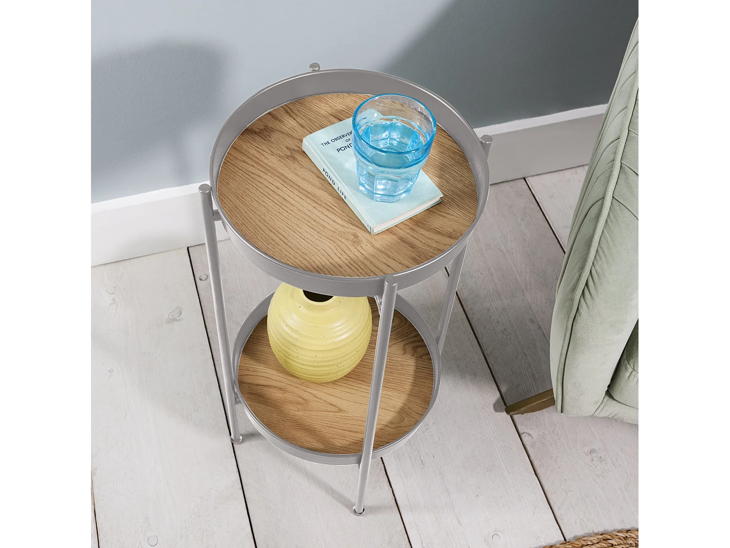 Noa & Nani Solna Small Side Table in Ultimate Grey