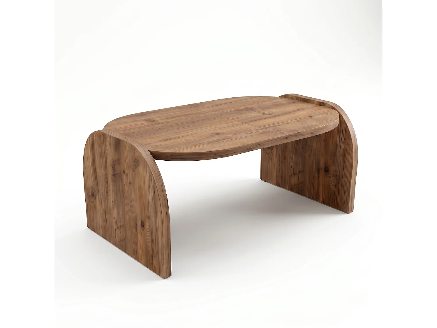 Monde 89 cm Table Basse - Design Modern - Montage Facile (Pin d'Atlantique)