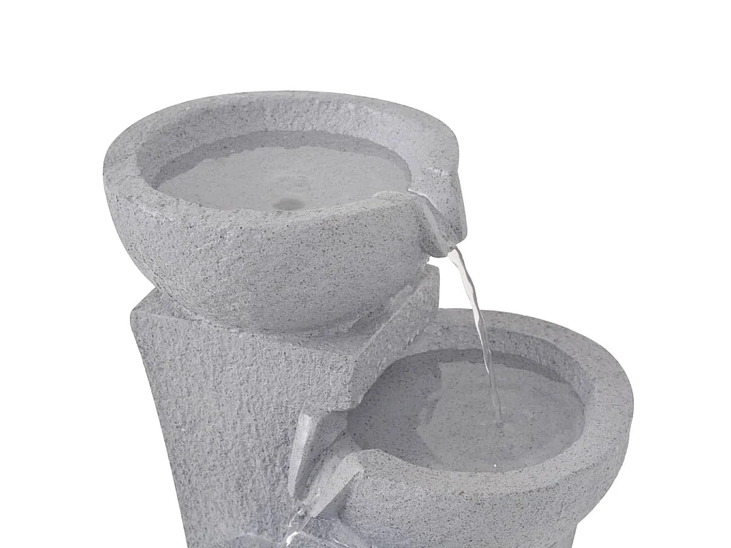 Fontaine Intérieure en Résine à LED pour Espaces Relaxants