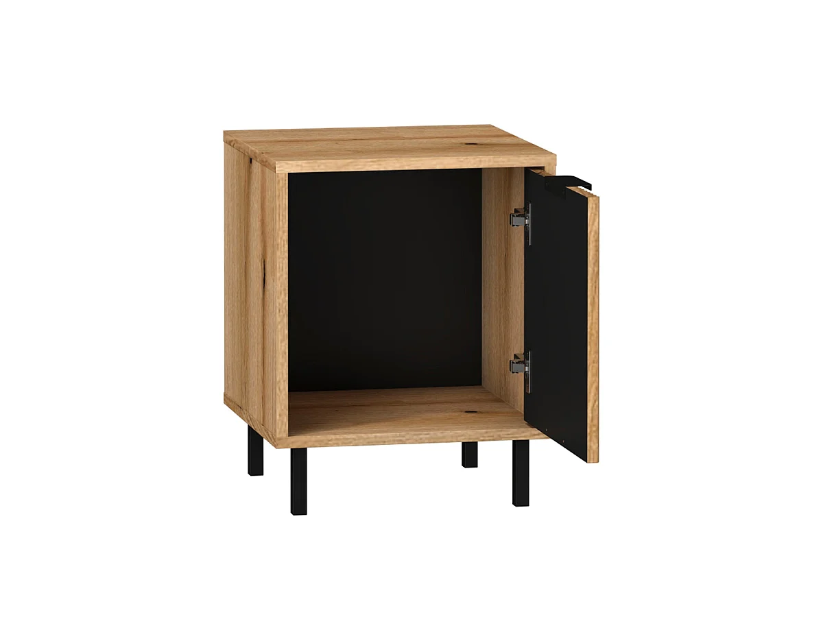 Comodino 1 anta Soly marrone 50cm