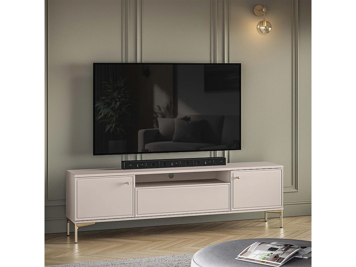 Mobile TV 3 ante Sélène cashmere 180cm