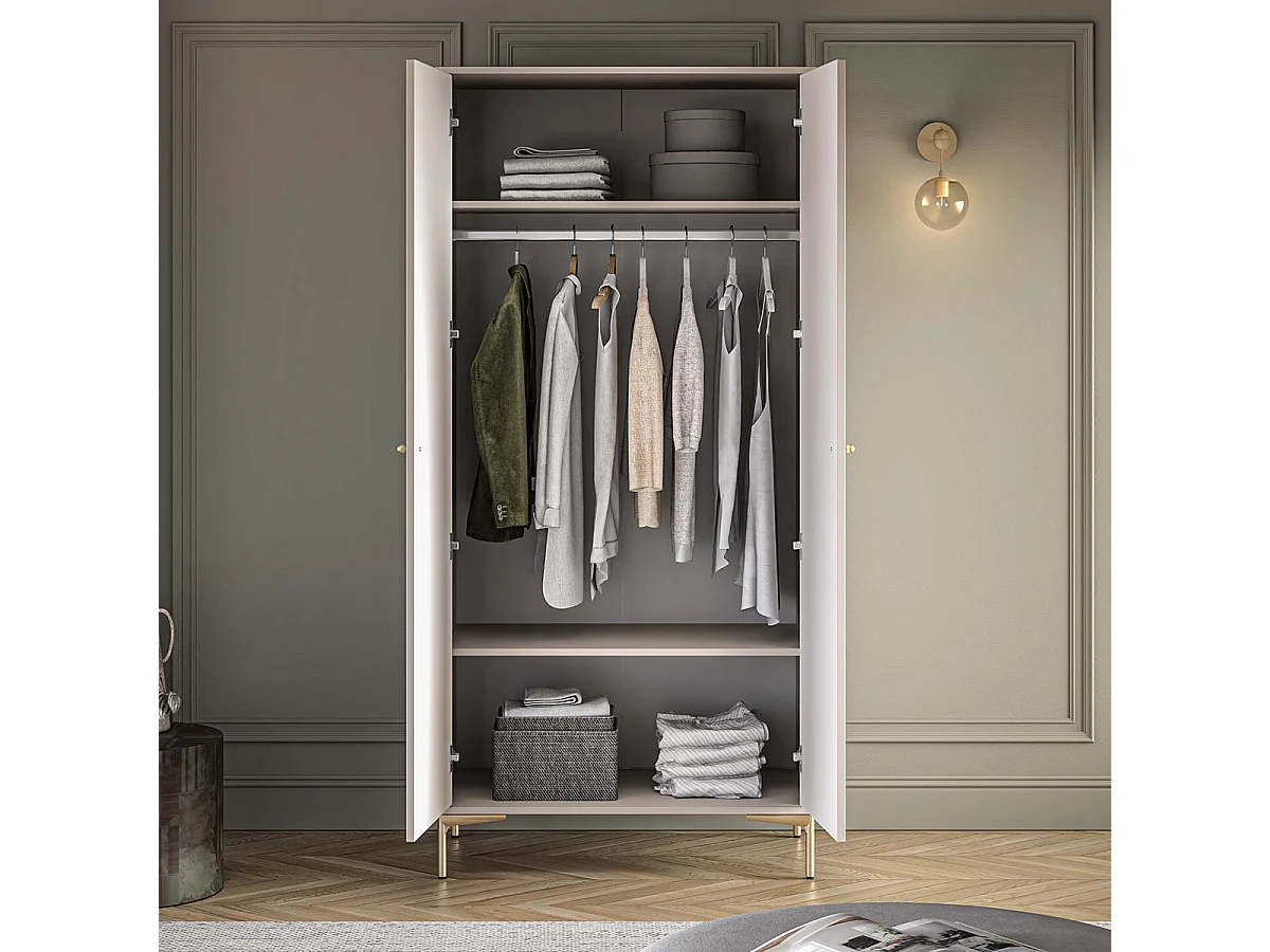 2-türiger Schrank Sélène Cachemire