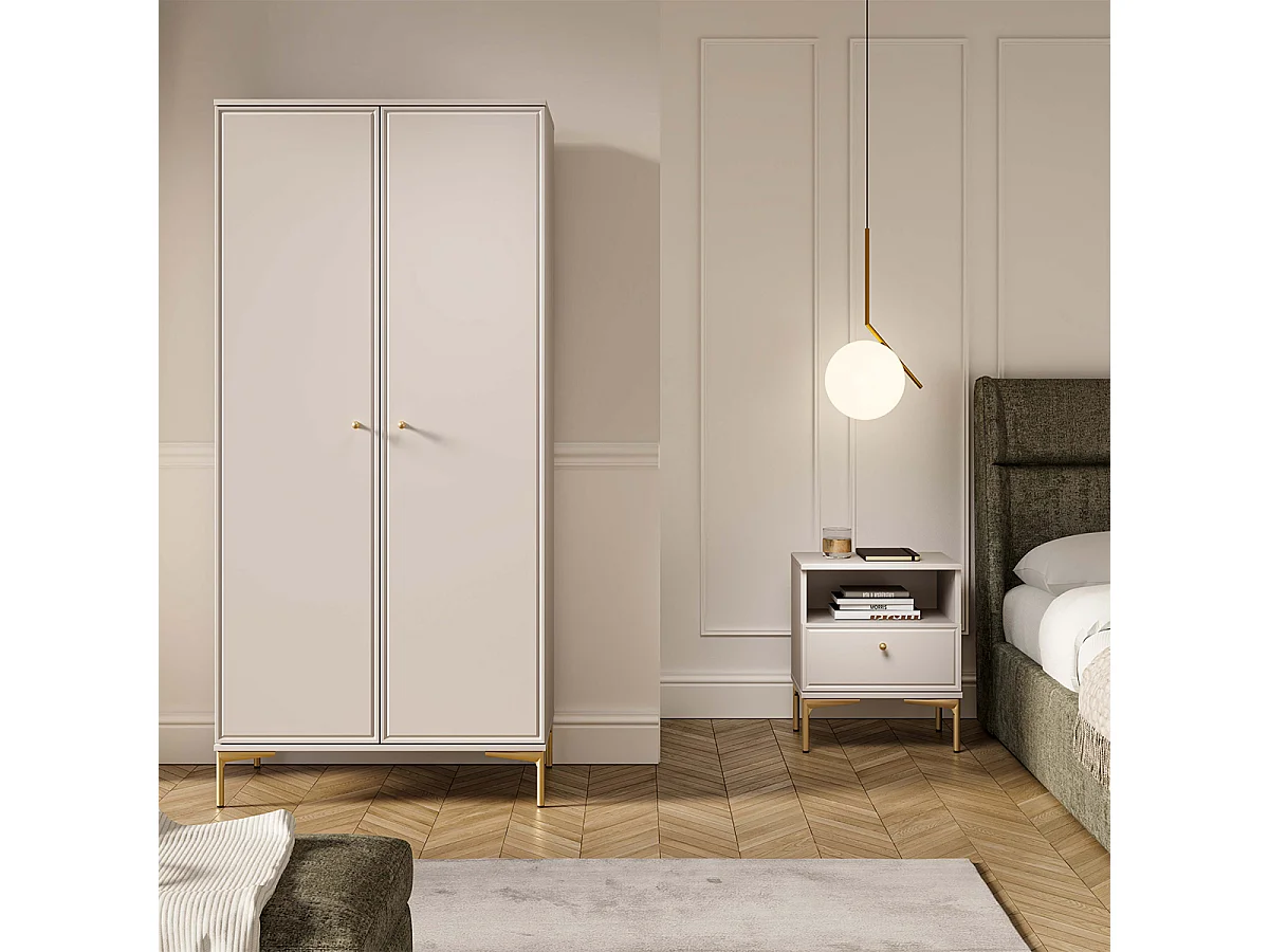 2-türiger Schrank Sélène Cachemire