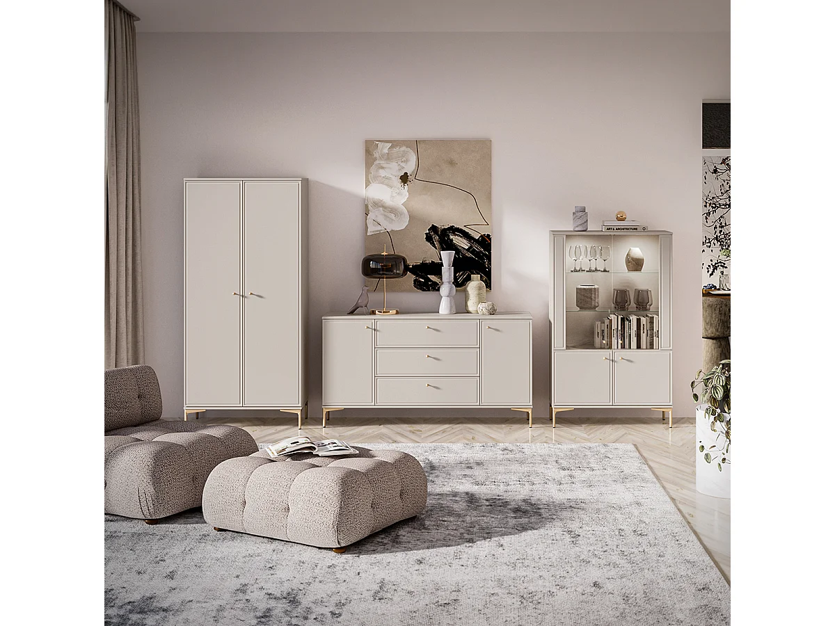 2-türiger Schrank Sélène Cachemire