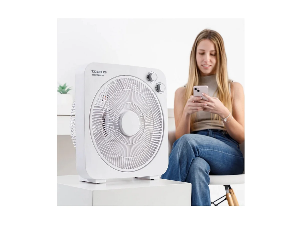 Taurus Ventilateur 35w blanc - TROPICANO3V
