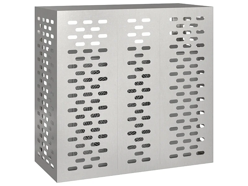 Copertura per condizionatore d'aria esterno moderna in acciaio inossidabile 110x50x105 cm