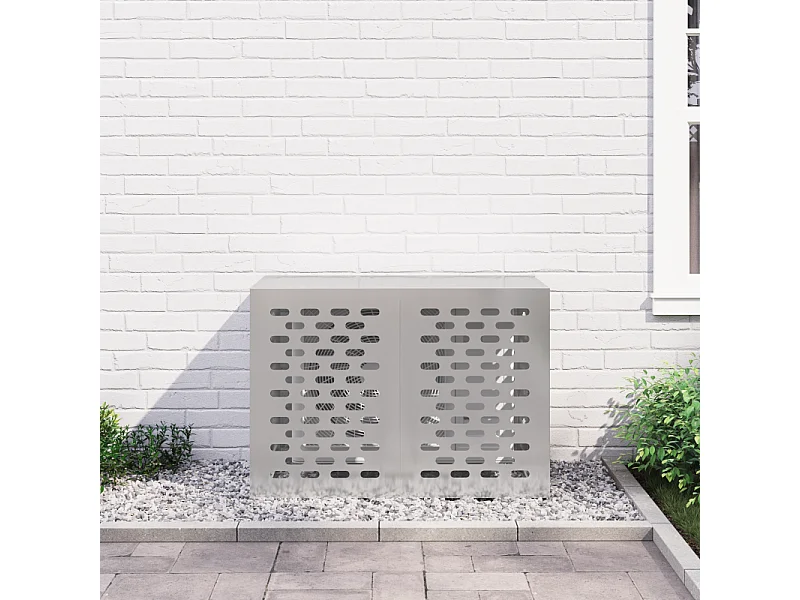 Housse de climatiseur 100x50x70 cm Inox