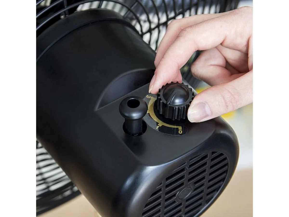 Ventilateur sur pied Cecotec EnergySilence 600 Woodstyle 50W 16" 4 Lames Noir/Bois