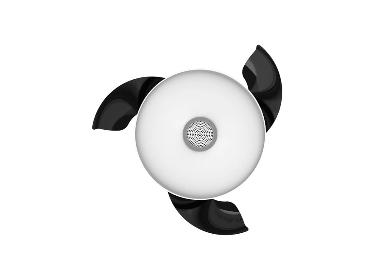 Cecotec EnergySilence Aero 4360 Ventilateur de Plafond Silencieux avec Son Invisible et Haut-parleur Bluetooth 35W Blanc