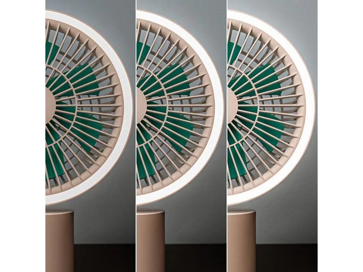 Ventilateur de Table Portable Cecotec EnergySilence 8000 avec 4 Vitesses et Anneau Lumineux LED