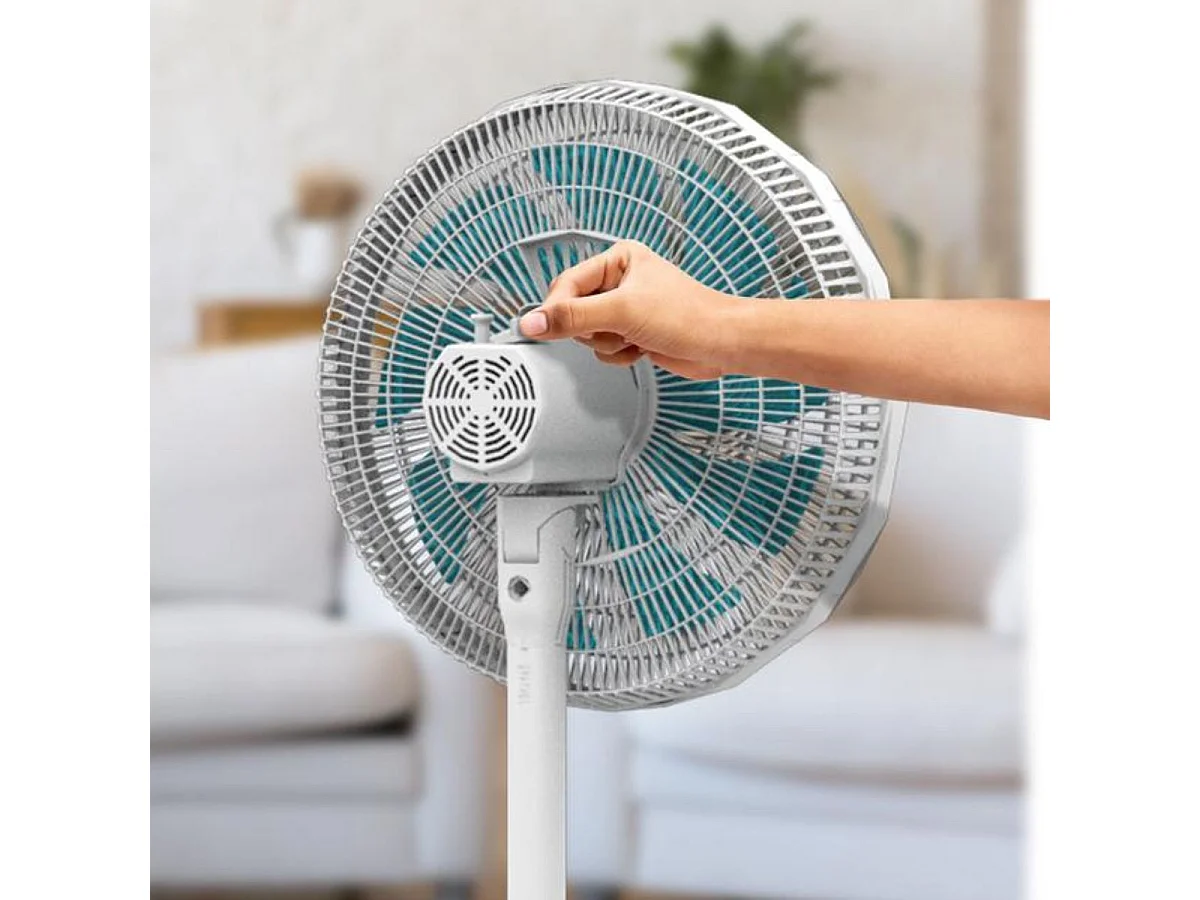 Cecotec EnergySilence 550 3in1 60W Witte Ventilator: Staand, Bureau, Muur - 3 Snelheden, 80º Oscillatie, Verstelbare Hoogte