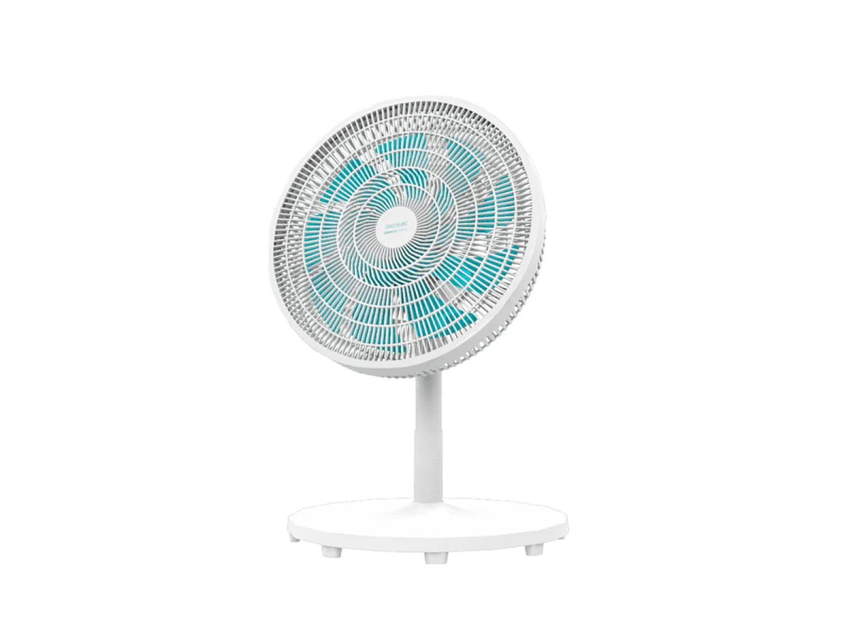 Cecotec EnergySilence 550 3in1 60W Witte Ventilator: Staand, Bureau, Muur - 3 Snelheden, 80º Oscillatie, Verstelbare Hoogte