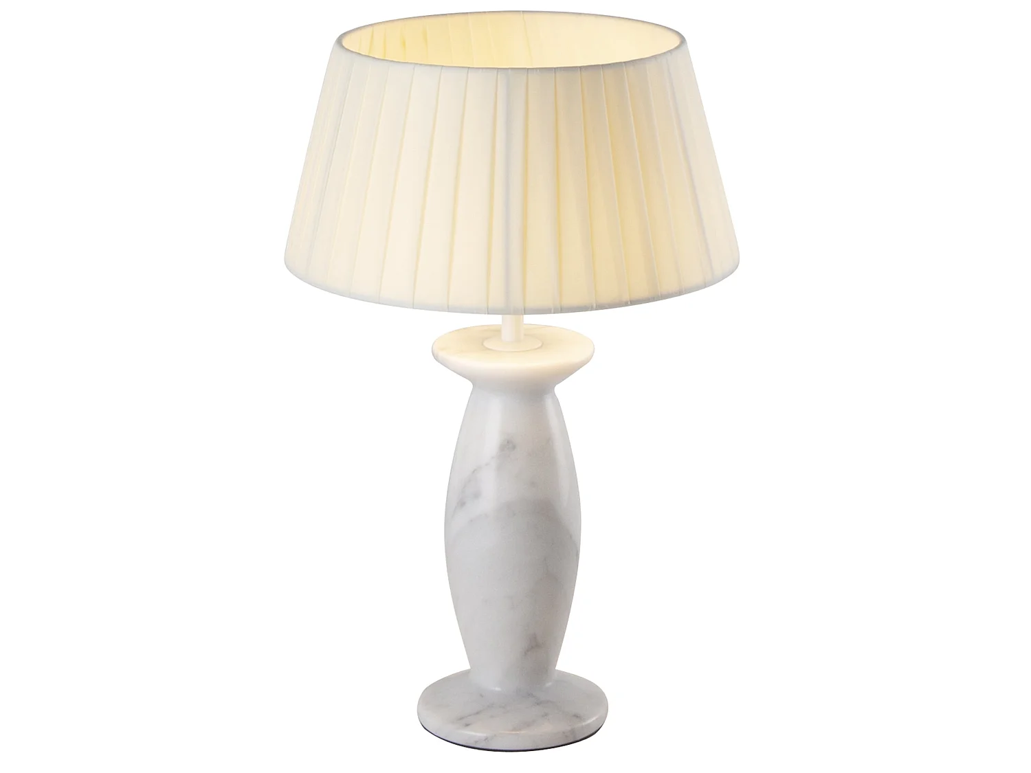 Lampe de table intérieur PING WHITE MARBLE H32,5cm