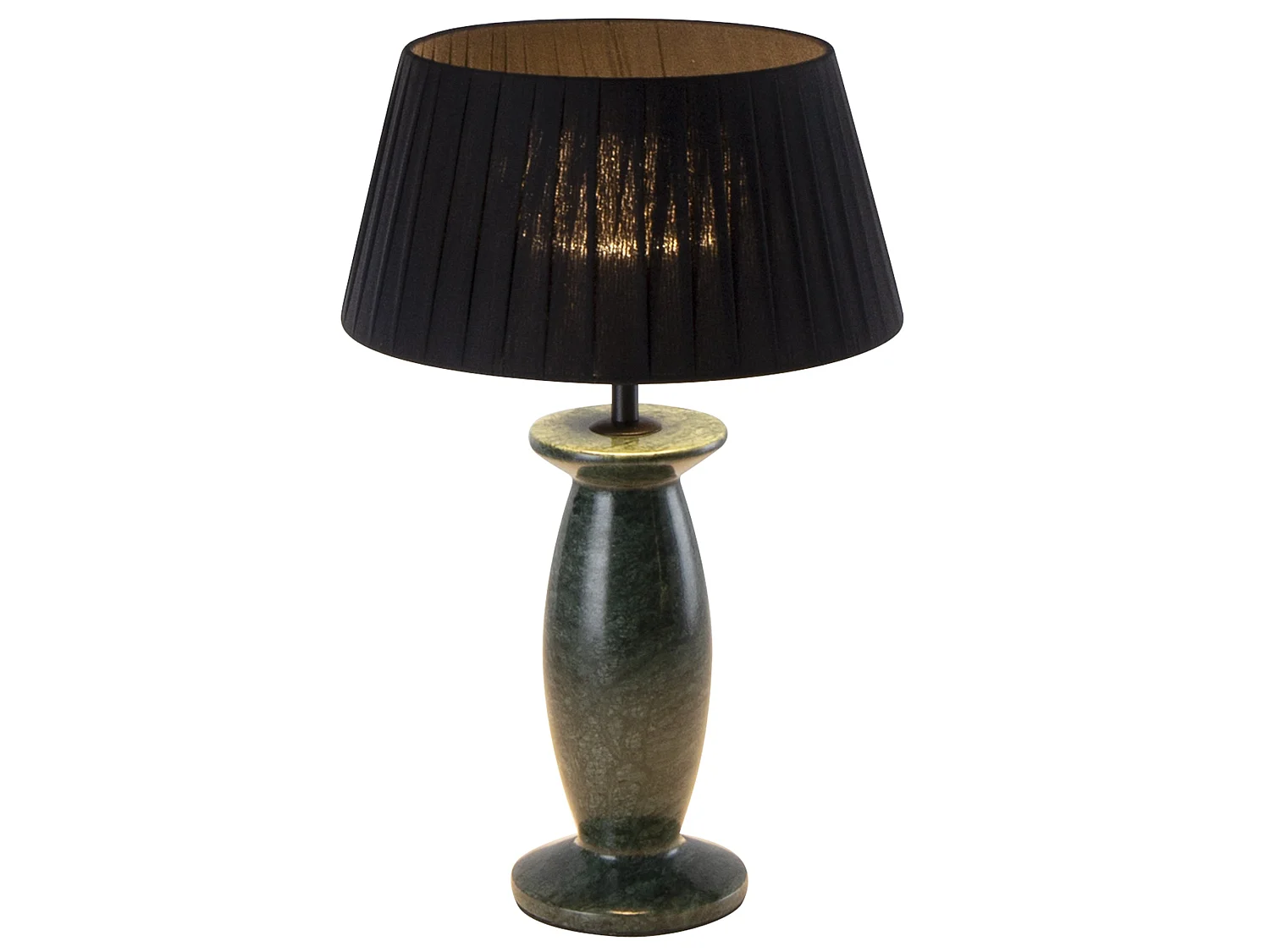 Lampe de table intérieur PING GREEN MARBLE H32,5cm