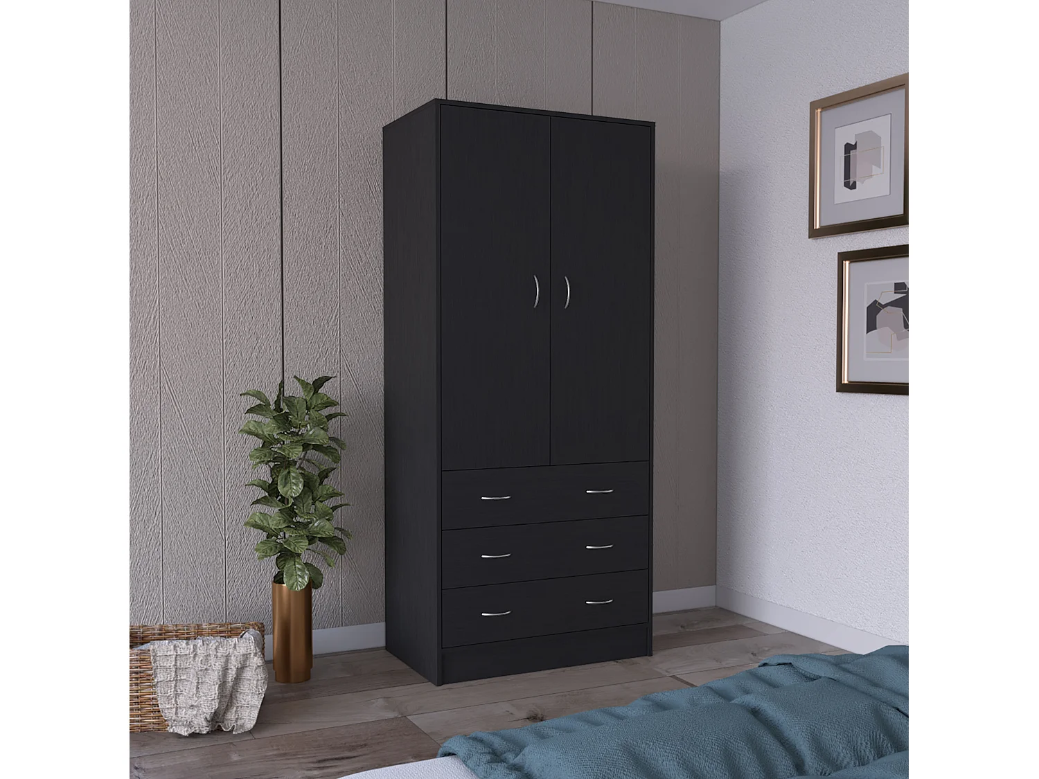 Armadio TALY multifunzionale con ripiano interno per camera da letto