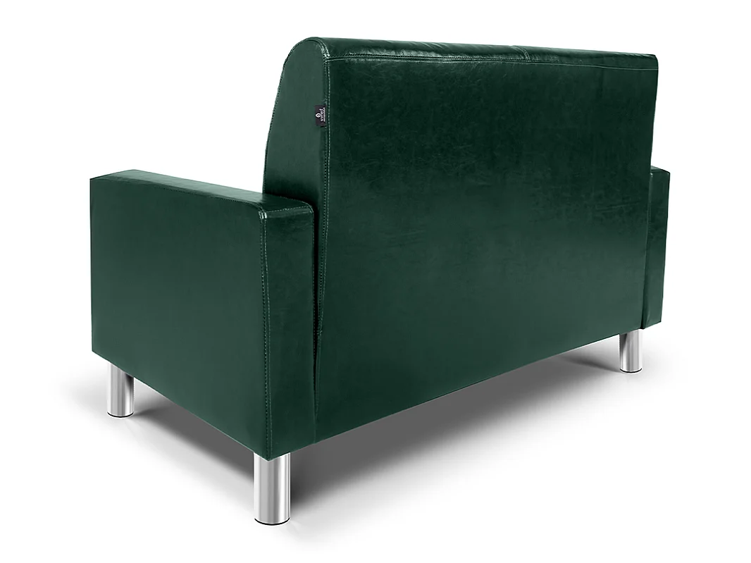 Divano 2 Posti In Ecopelle Verde abete – Charlie