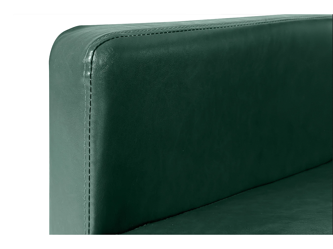 Divano 2 Posti In Ecopelle Verde abete – Charlie
