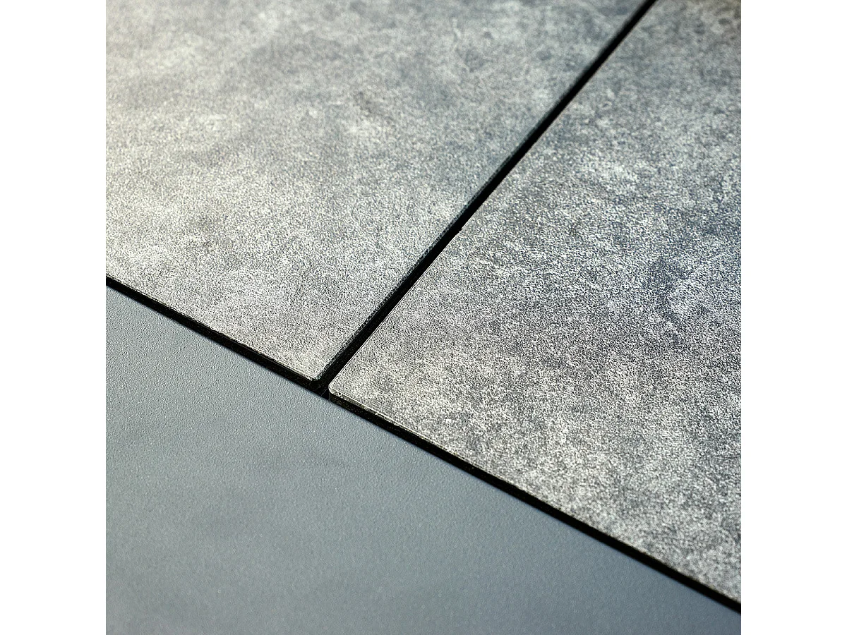 Table de jardin en aluminium gris extensible 6/10 pers.