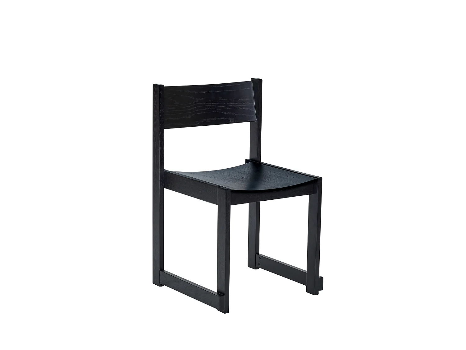 Hübsch Cadeira de jantar Oak Black FORMA