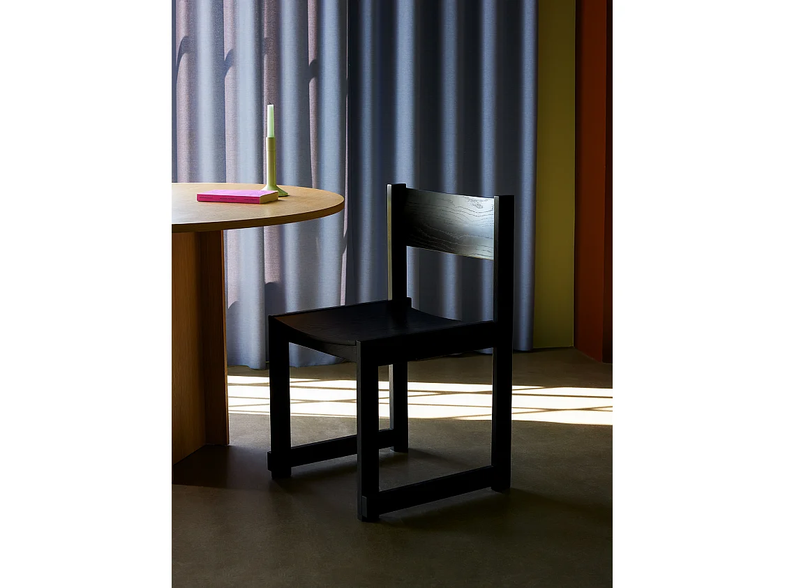 Hübsch Cadeira de jantar Oak Black FORMA