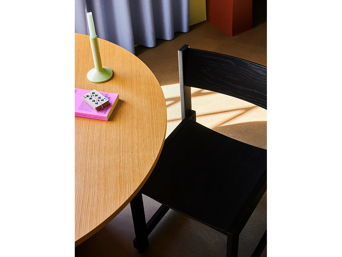 Hübsch Cadeira de jantar Oak Black FORMA