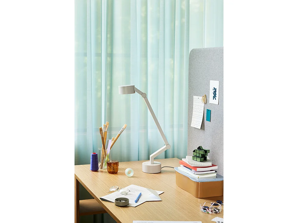 Hübsch Lampe de Table Iron Light Grey VERVE