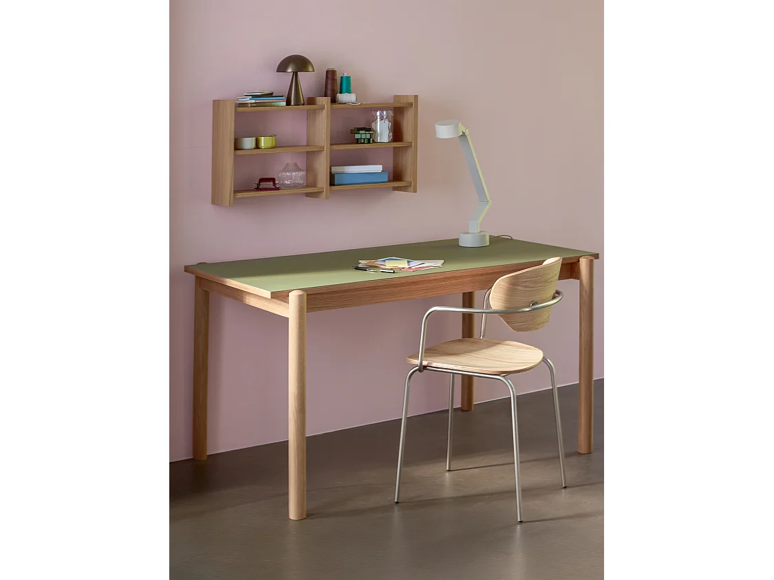 Hübsch Lampe de Table Iron Light Grey VERVE