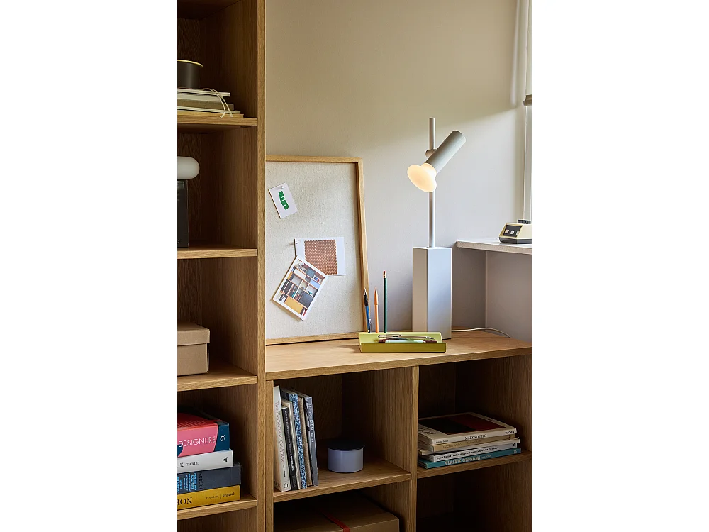 Hübsch Lampe de table Verre Light Grey SET