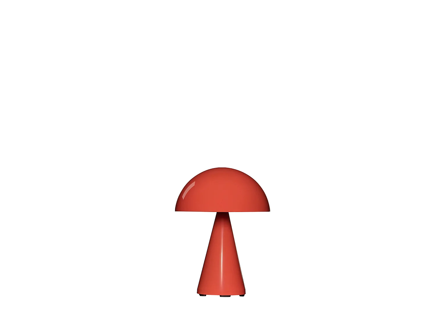 Hübsch Lampe Portable Iron Bright Red MUSH