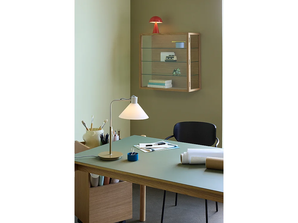 Hübsch Lampe Portable Iron Bright Red MUSH
