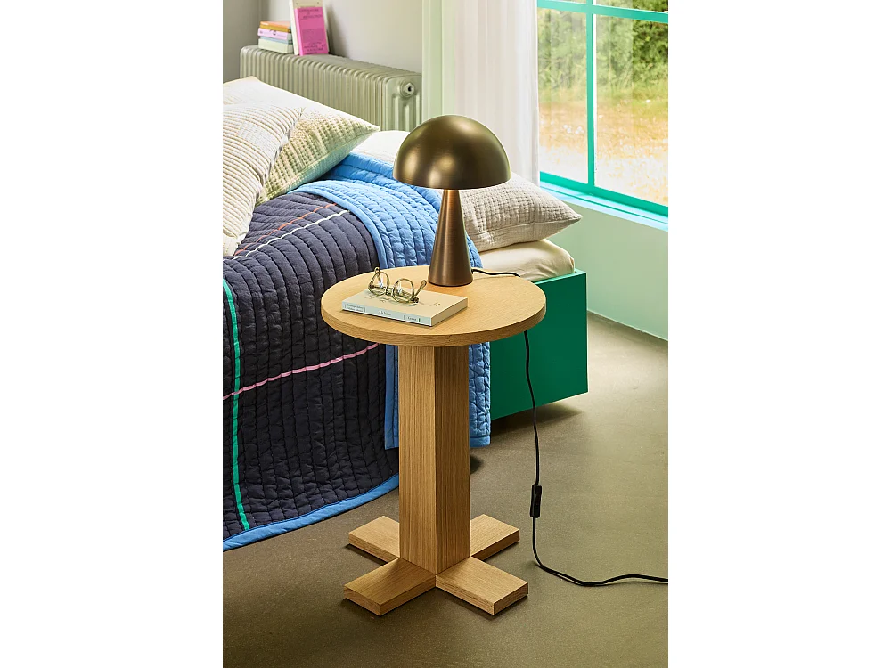 Hübsch Lampe de table Mini Fer Laiton patiné MUSH