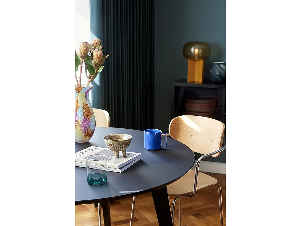 Hübsch Lampe de table Verre Ambre PODIUM