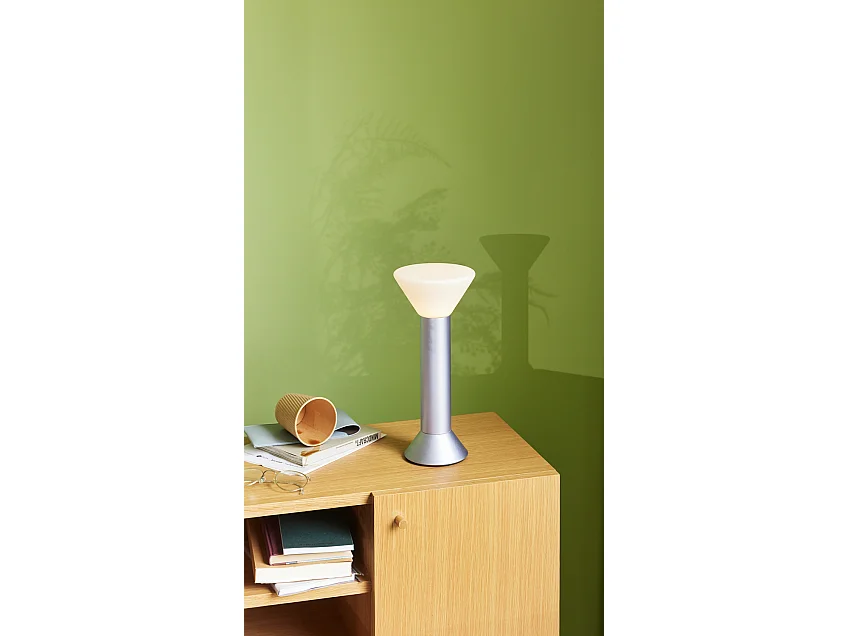 Hübsch Lampe Portable Métallique Violet FLASH