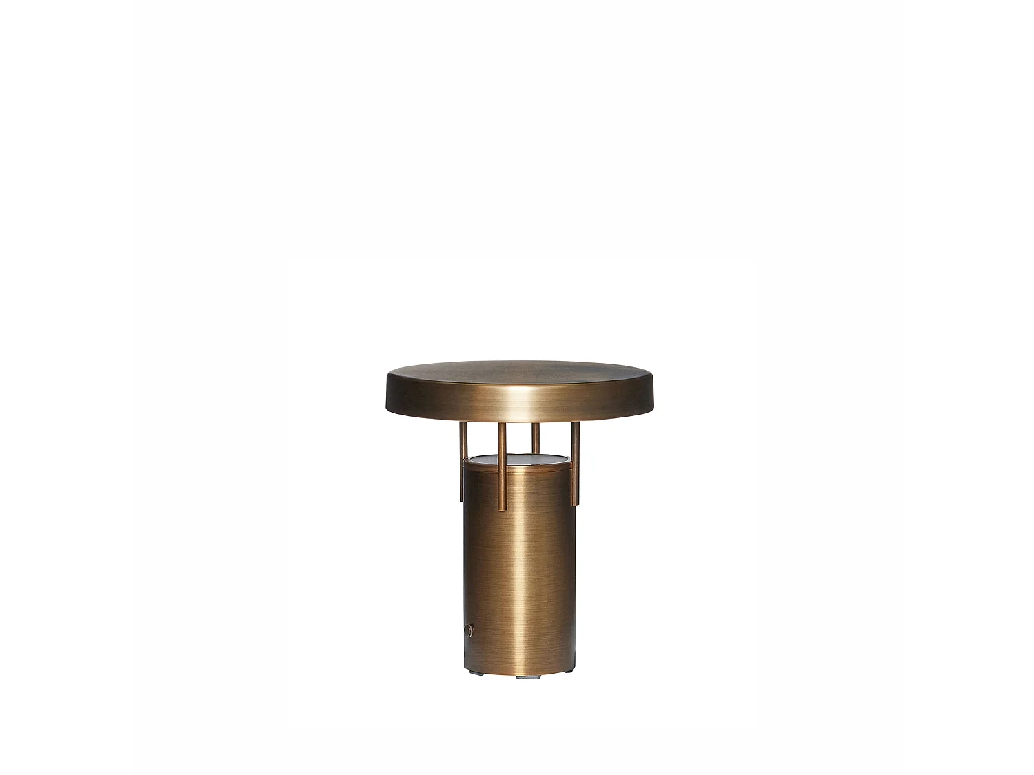 Hübsch Lampe Portable Mini Fer Burnished Brass BRINGME