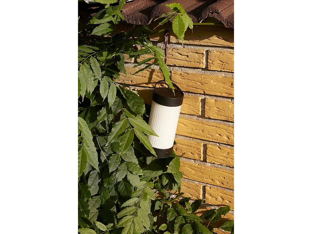 Hübsch Lampe Portable Verre Noire CAMP