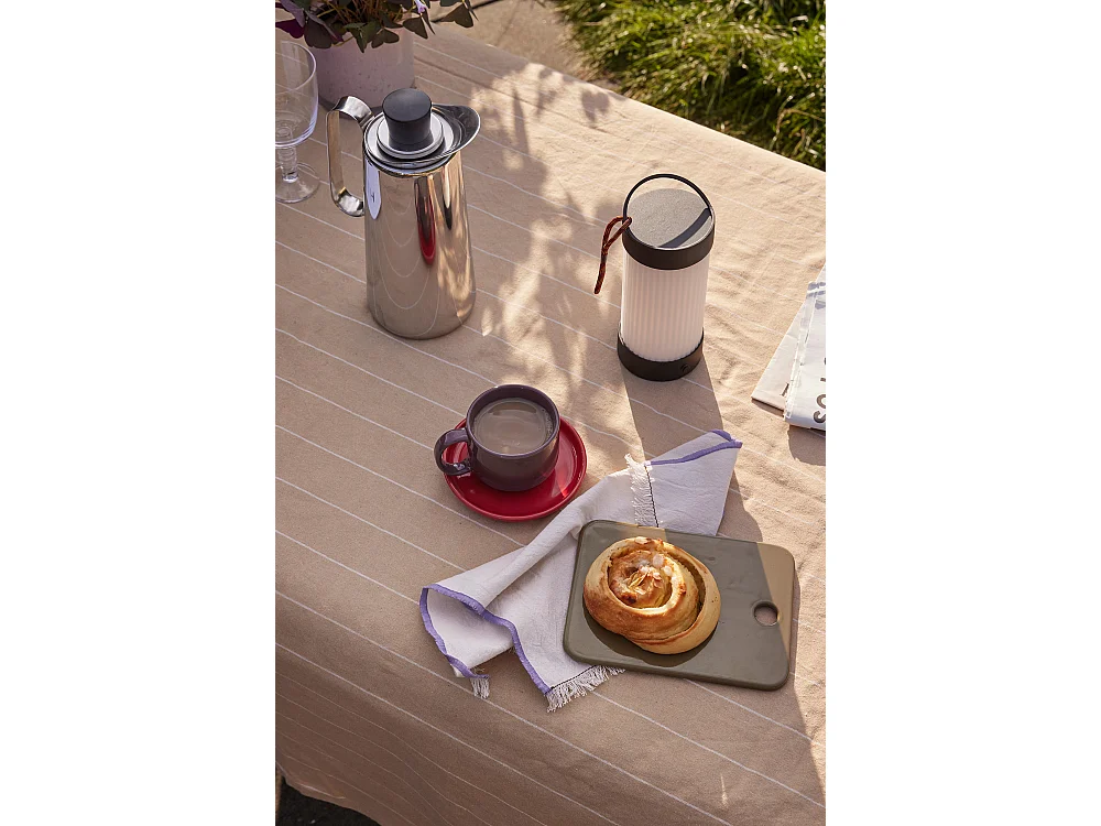 Hübsch Lampe Portable Verre Noire CAMP