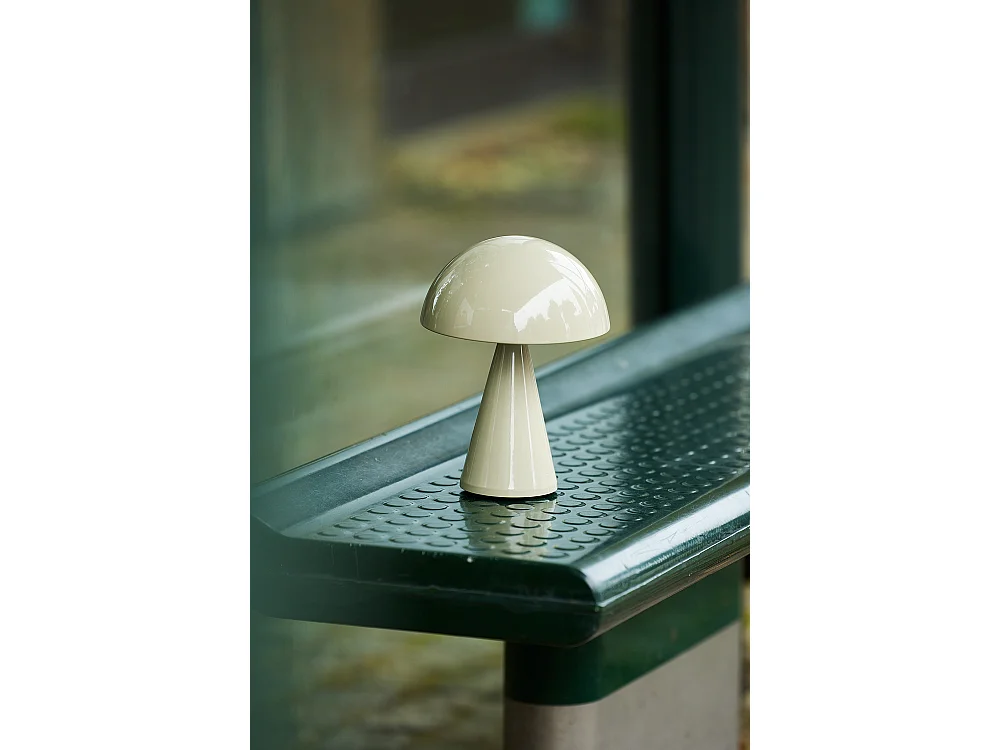 Hübsch Lampe portable Bois Fer Sable clair MUSH