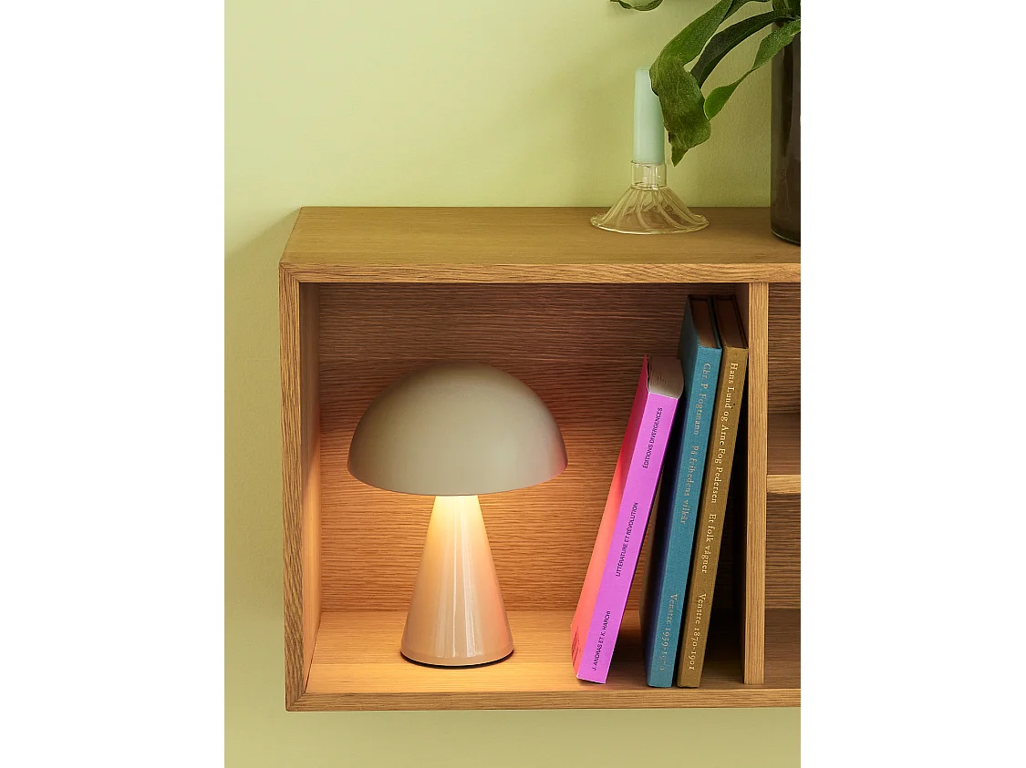 Hübsch Lampe portable Bois Fer Sable clair MUSH