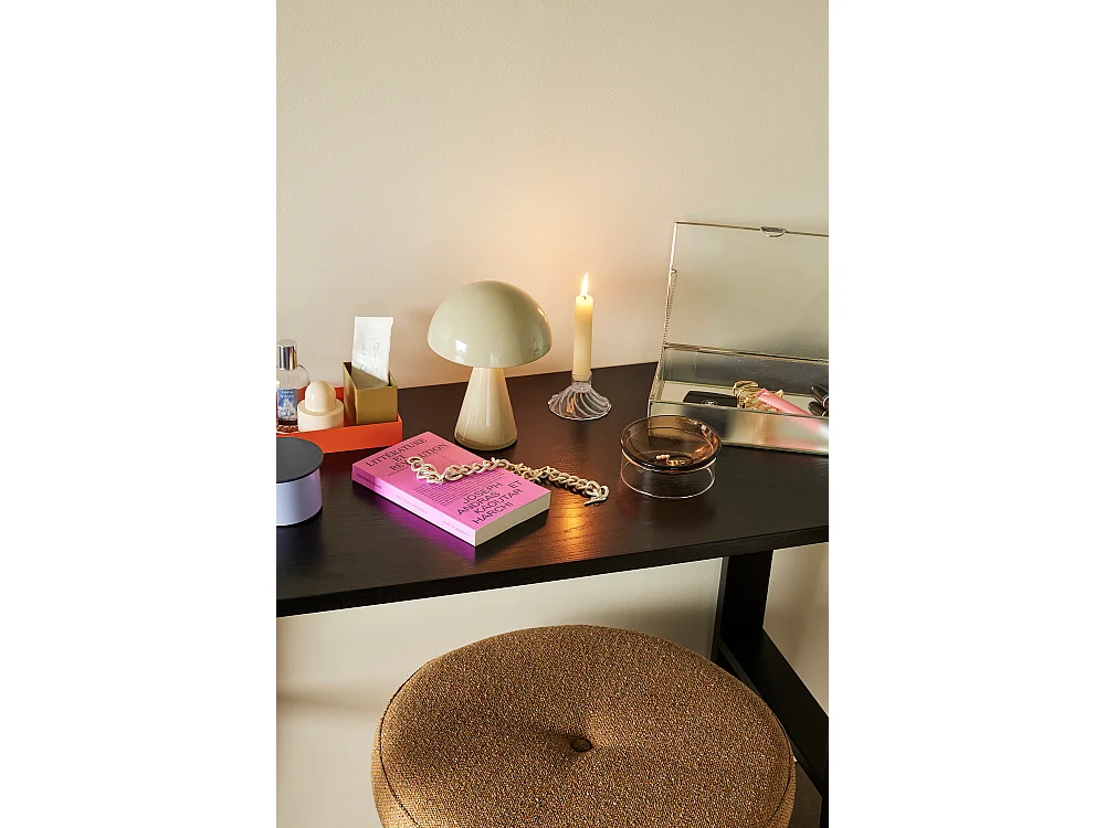Hübsch Lampe portable Bois Fer Sable clair MUSH