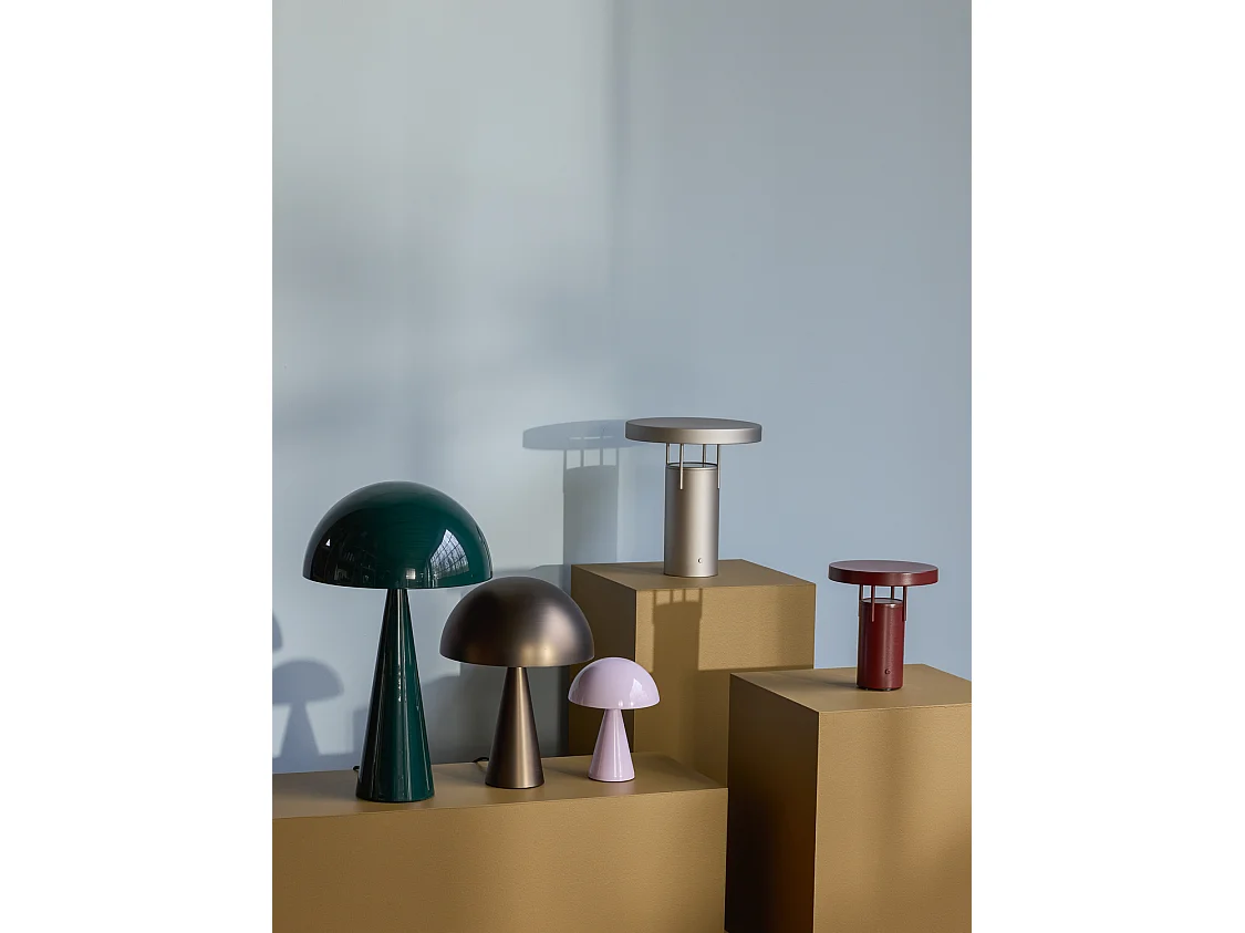 Hübsch Lampe de table Portable Acrylique Rose clair MUSH