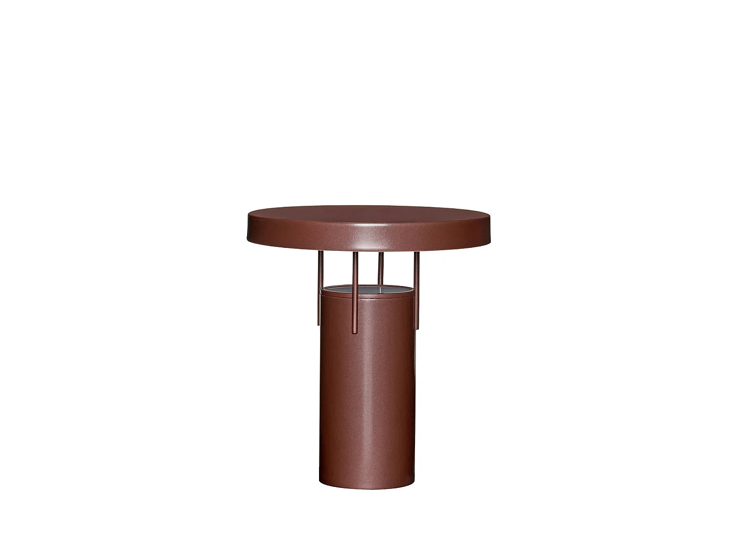 Hübsch Lampe Portable Métallique Bordeaux BRINGME